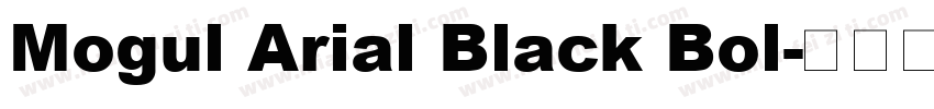 Mogul Arial Black Bol字体转换